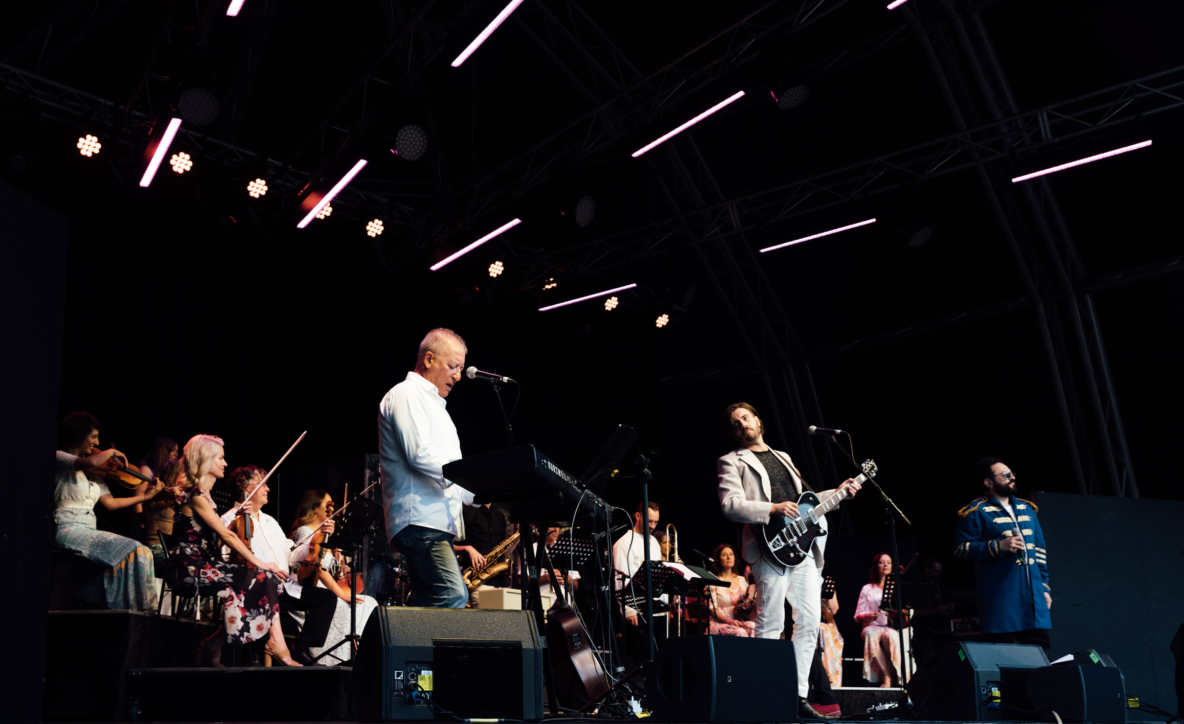 A 15-piece orchestra and rock band collide in 'Classical Mystery Tour'. Photo: Hayley Lehmann