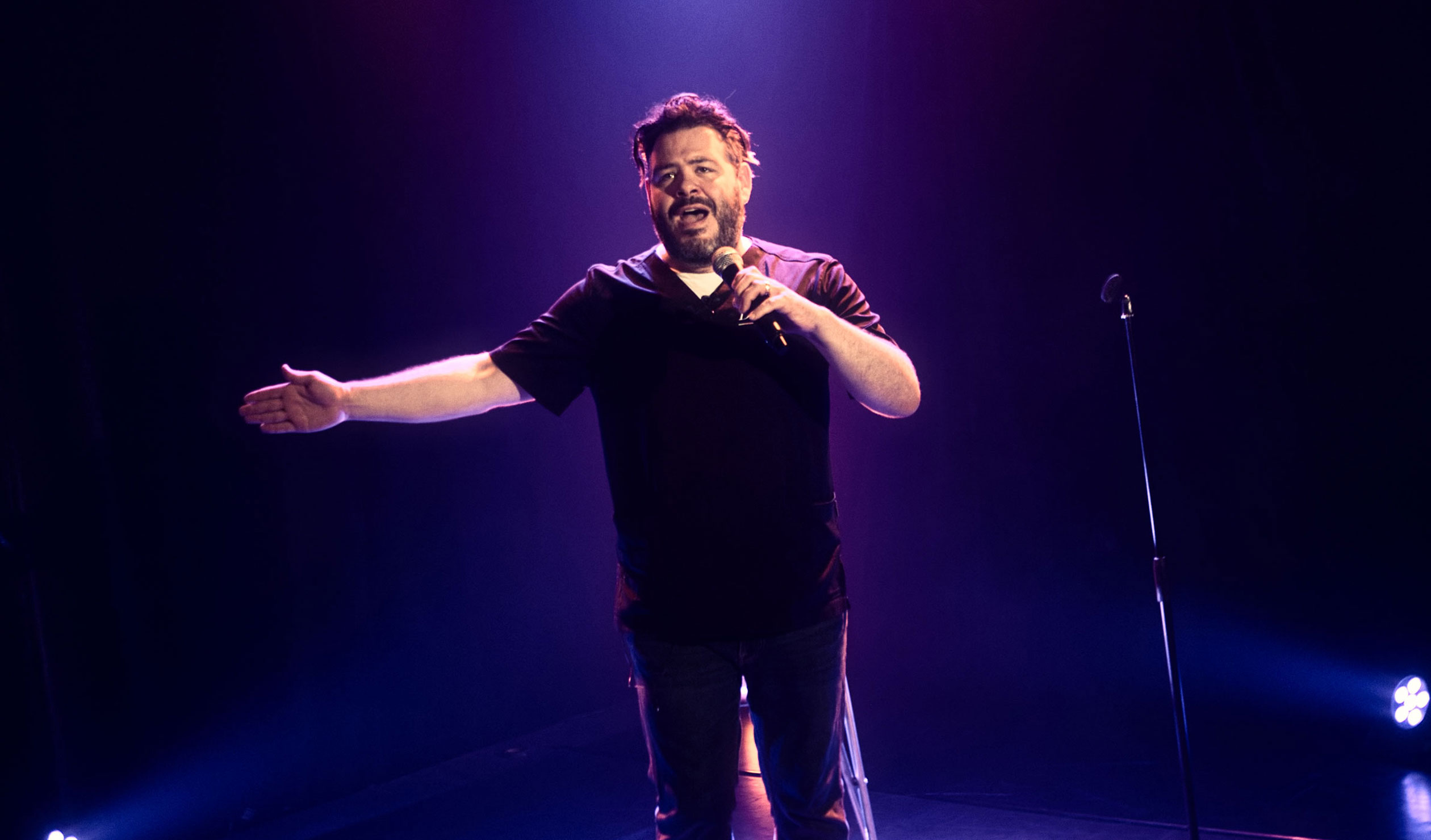 There's no business like show business for Dr Lane Hinchcliffe. Photo: Frank Lynch