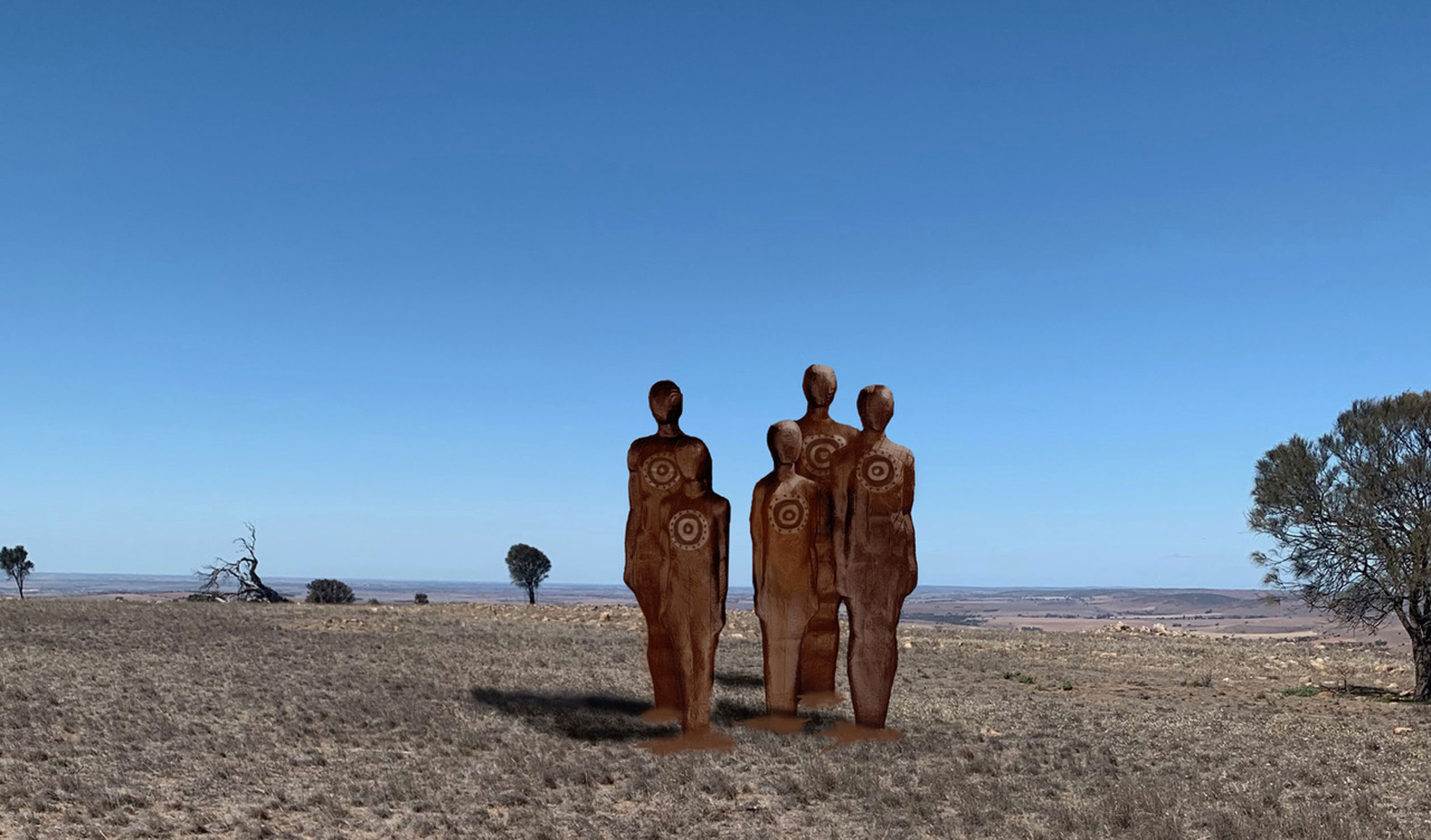 Clancy Warner's 'Fragile Existence' is showing in the 2022 Palmer Sculpture Biennial.