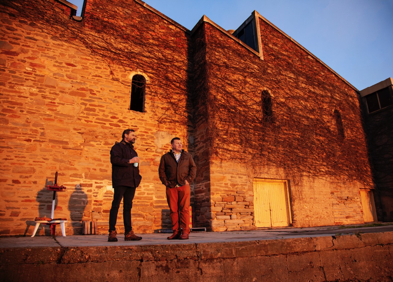 Ben Radford (left) and Glen Monaghan at Stonegarden - a special Eden Valley vineyard that is cherished by those who know. Photo: Dragan Radocaj