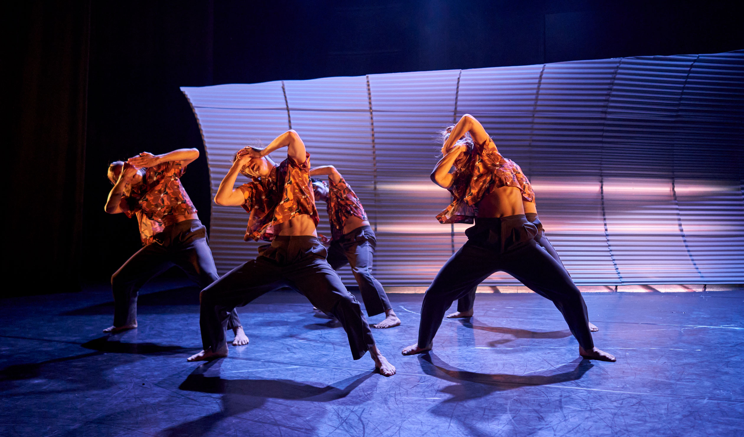 Australian Dance Theatre performs Daniel Riley's 'The Third', the final piece in the triptych 'Outside Within'. Photo: Sam Roberts