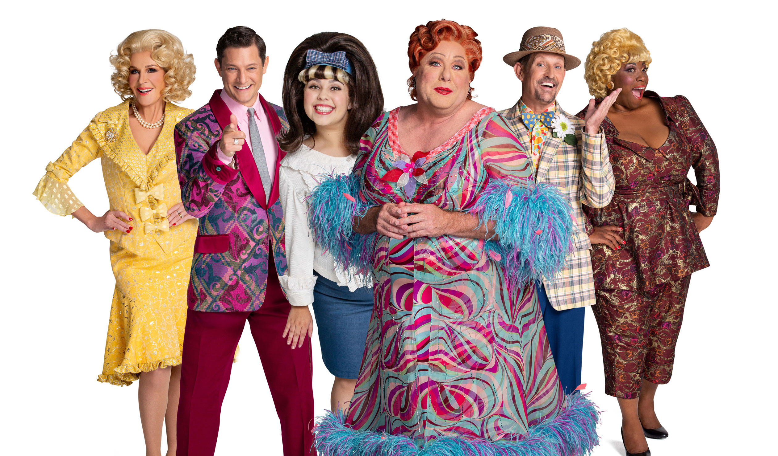 The Australian cast of 'Hairspray' the musical, including Shane Jacobson as Edna Turnblad.