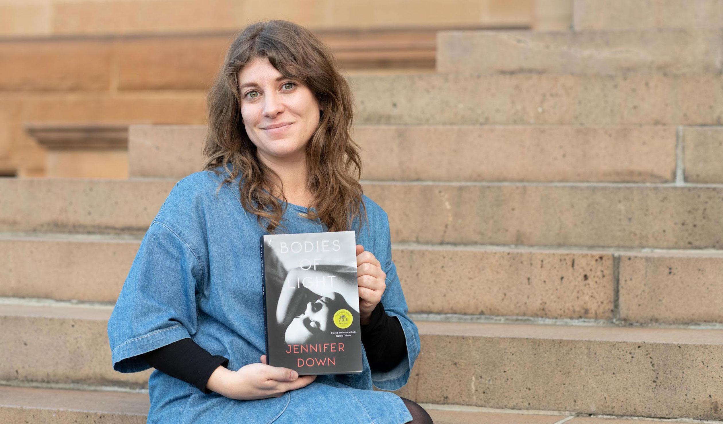 Author Jennifer Down had already received accolades for her writing before winning the 2022 Miles Franklin Literary Award with 'Bodies of Light'. Photo: Monique Ferguson 