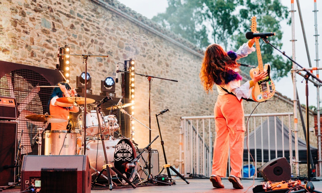 Teenage Jones, seen here performing at last year's SA Music Awards, were among the 2021 Stigwood Fellows.