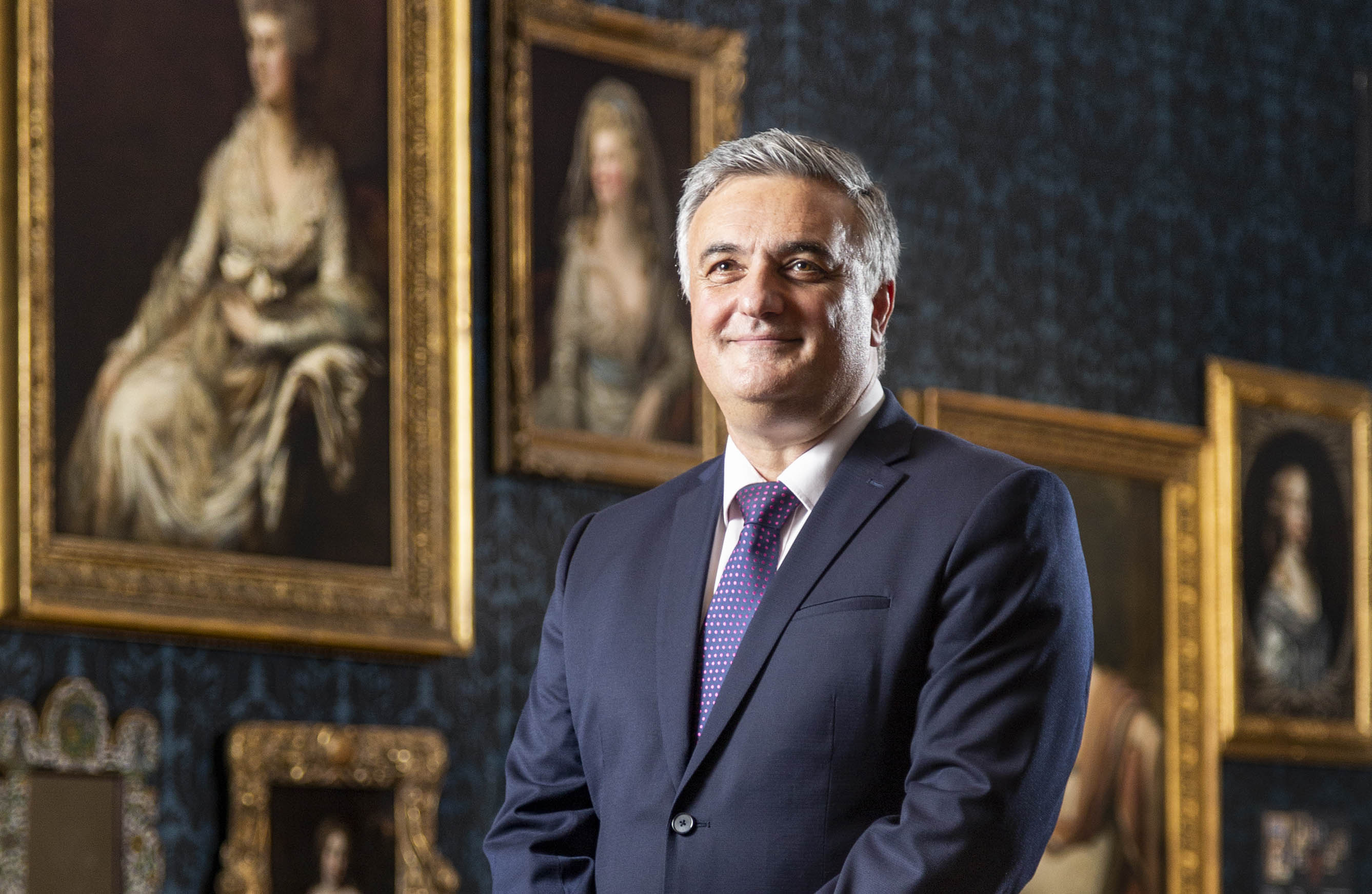 Vincent Ciccarello at the art gallery. Supplied image: Saul Steed