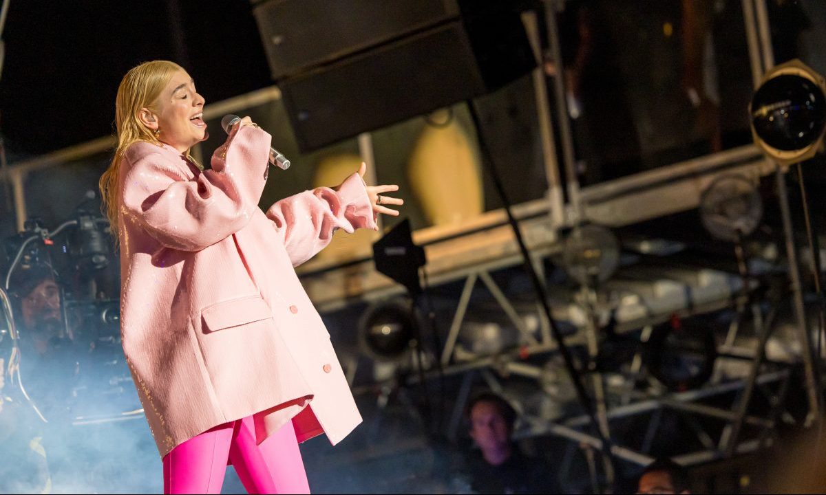 Lorde performing at the Beautiful Music Festival in Las Vegas, last month. Photo: Alive Coverage/Sipa USA