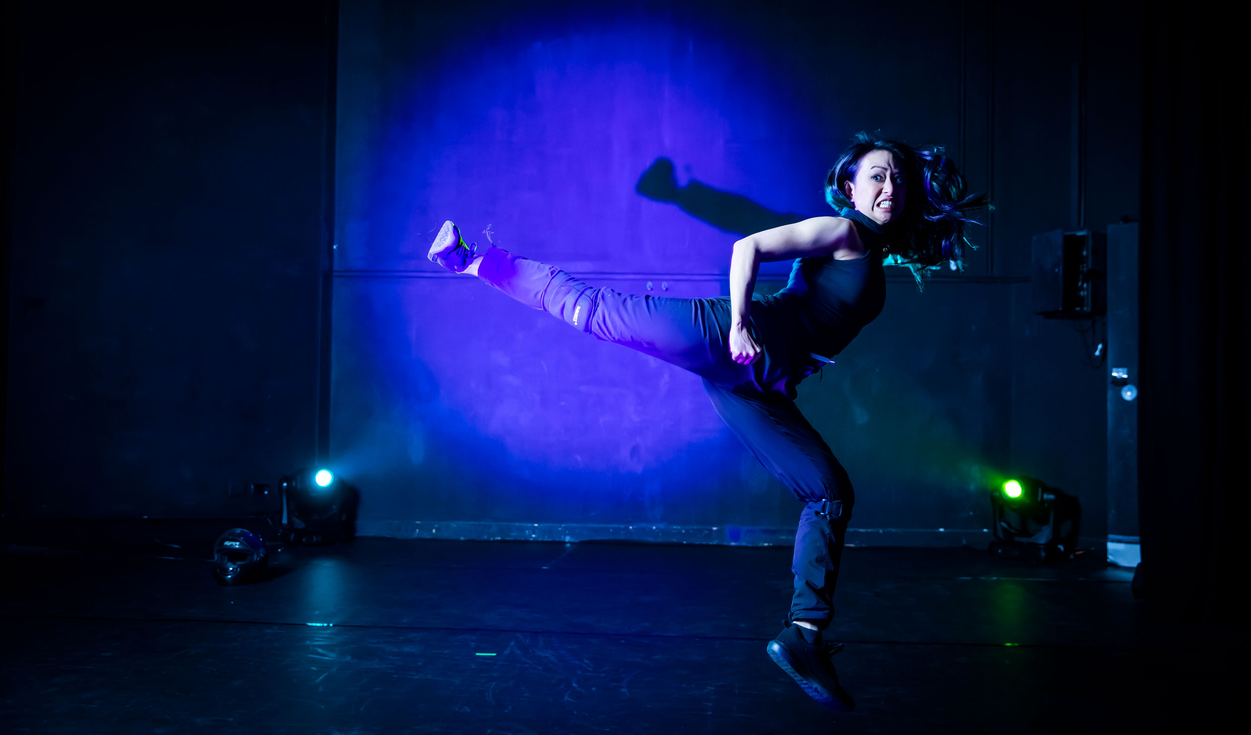 Actor and martial artist Maria Tran shares her story in the OzAsia Festival show 'Action Star'. Photo: Anna Kucera