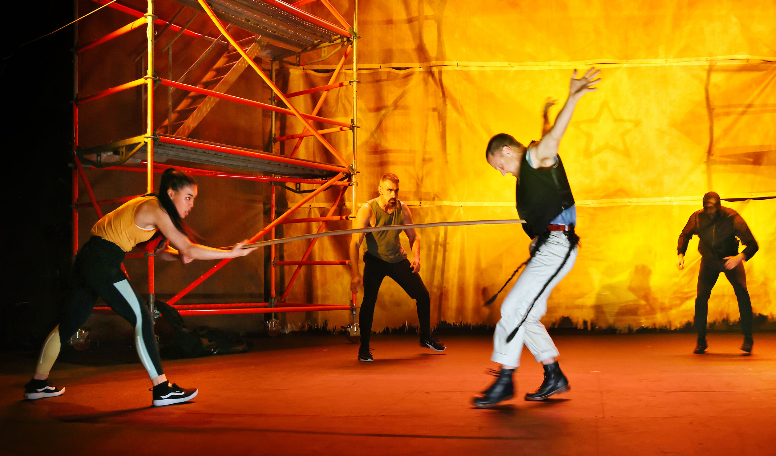 'The Demon' is an action-filled physical theatre work. Photo: Prudence Upton