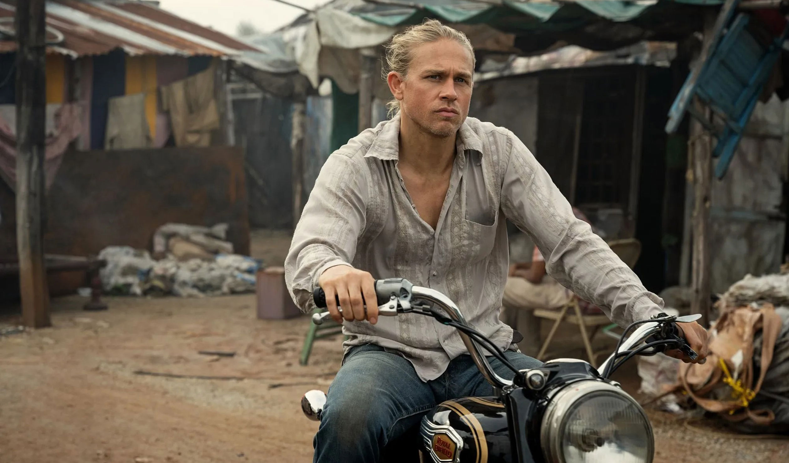 Charlie Hunnam as Gregory David Roberts in the forthcoming TV adaptation of the 2003 novel 'Shantaram'. Photo: Anonymous Content / Paramount Television