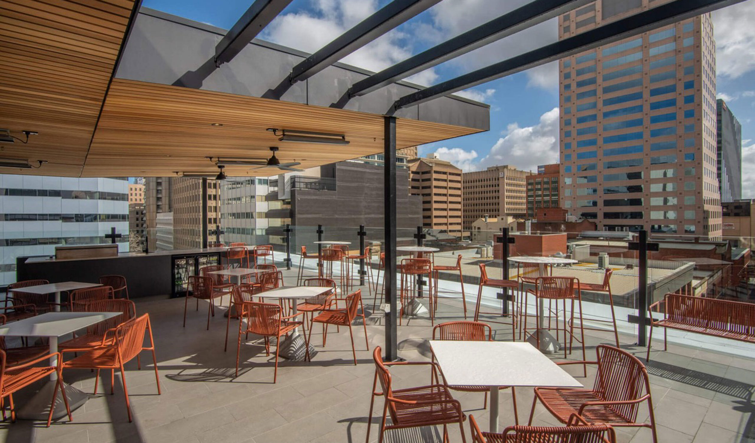Multi-purpose outdoor spaces have become an essential element of any refit or new build. Photo: Pelligra Corporation