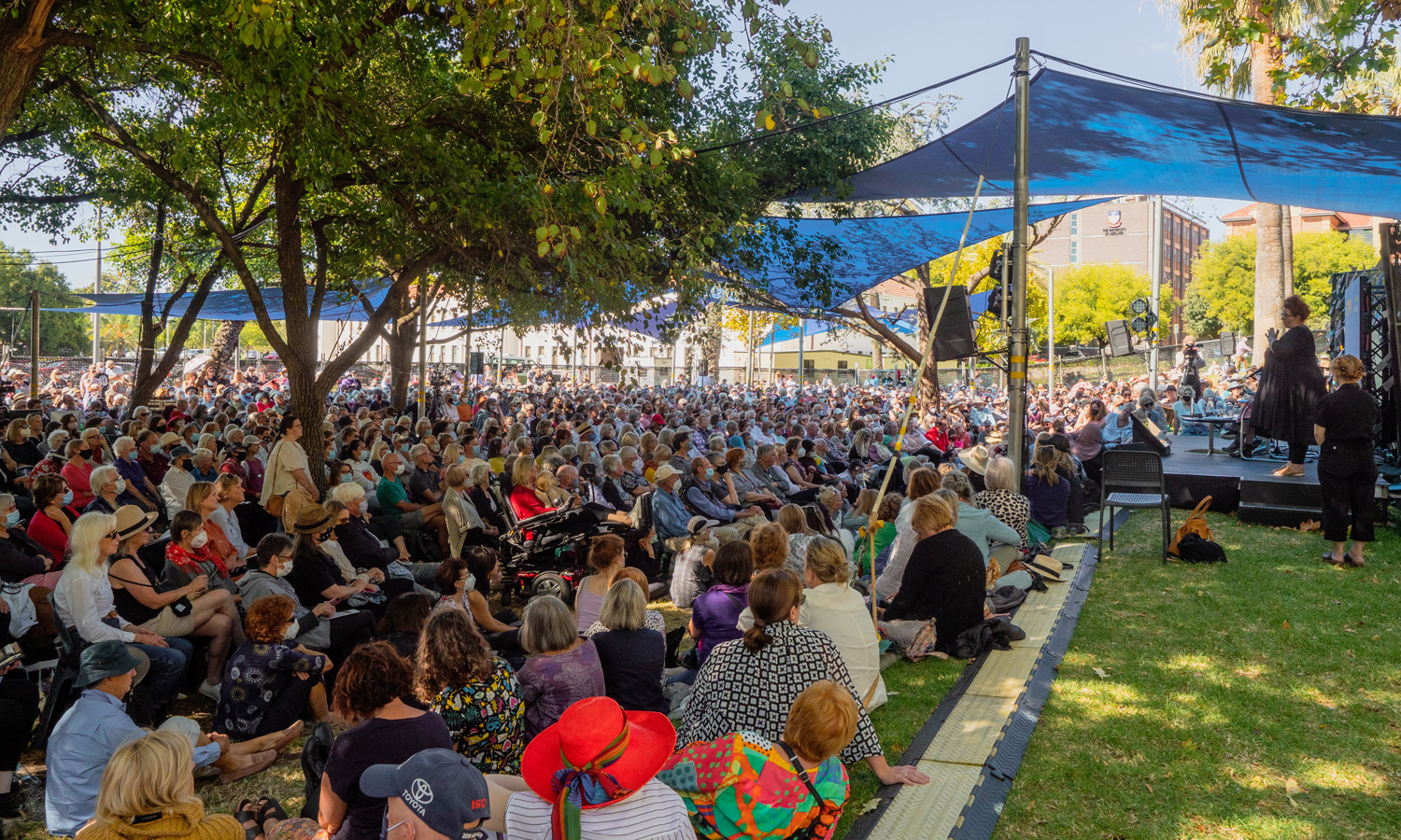 Adelaide Writers' Week in the Pioneer Women's Memorial Garden. Photo: Julia McNab / Adelaide Festival
