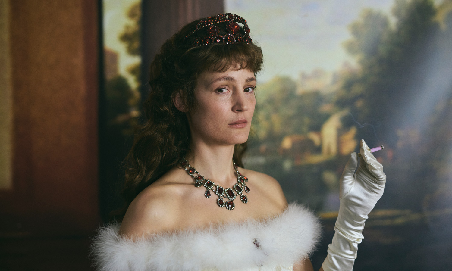 Vicky Krieps brings hurt intelligence to her portrayal of  Empress Elisabeth of Austria in 'Corsage'. Photo: Felix Vratny
