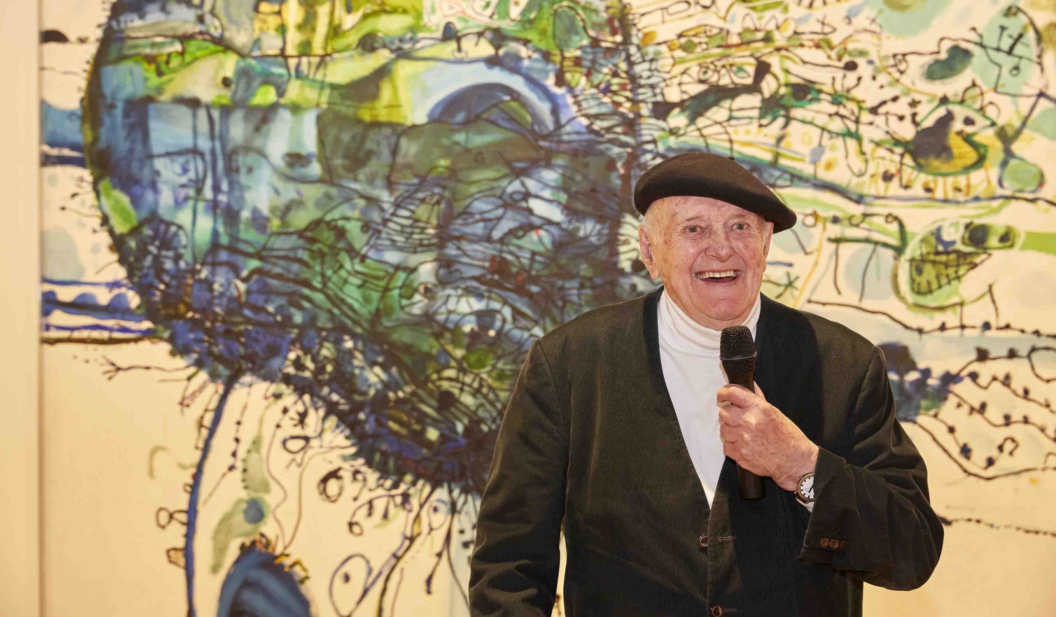Thumbnail for ‘Giant’ of Australian art John Olsen dies, aged 95