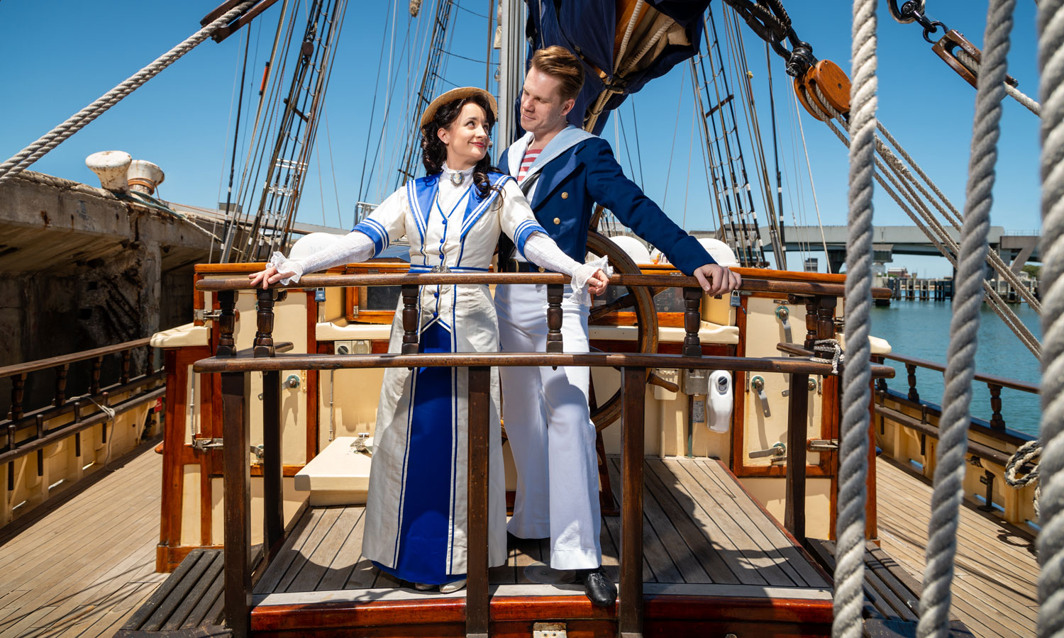 Thumbnail for Jessica Dean arrives home on the HMS Pinafore