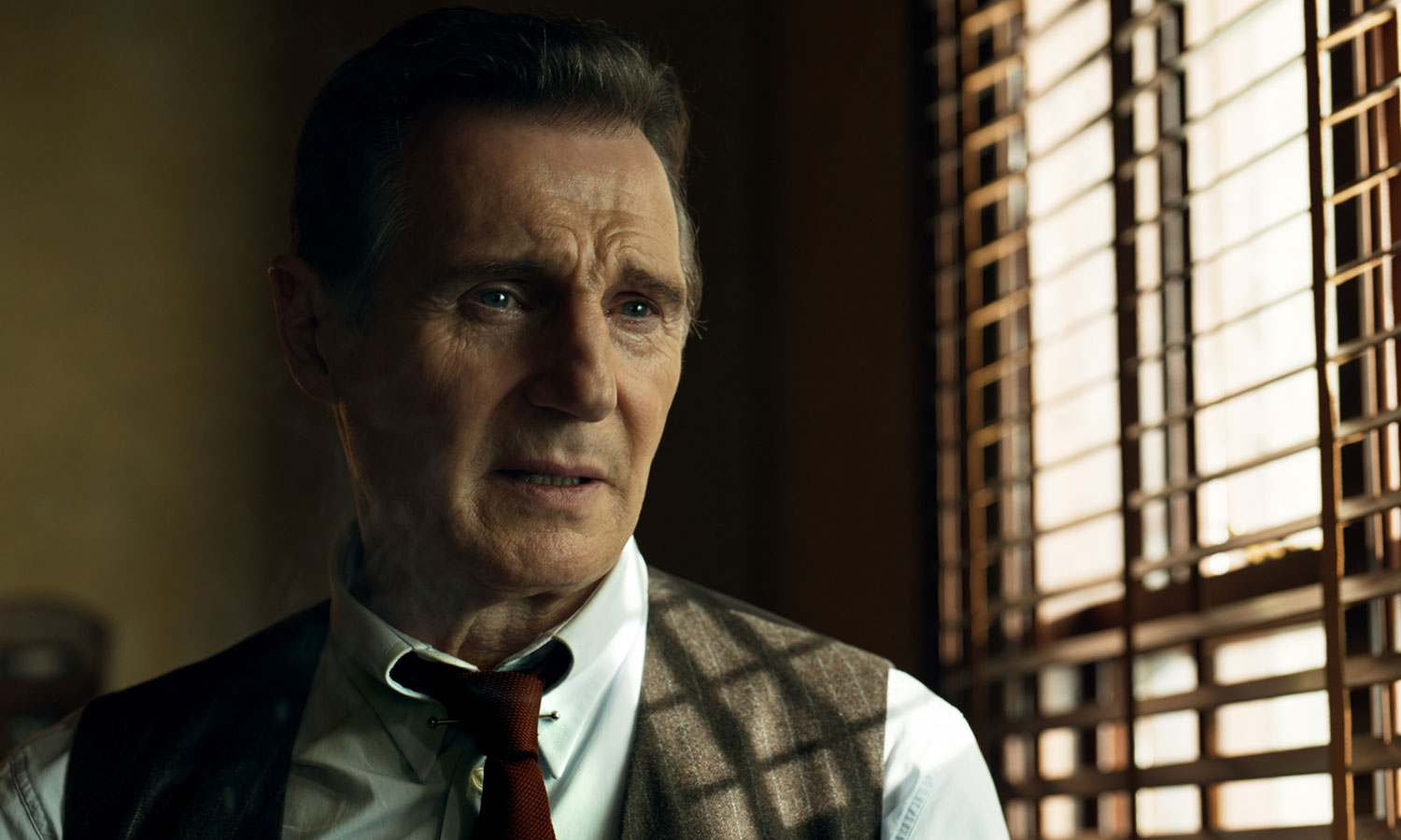 Liam Neeson as private detective Philip Marlowe. Photo: Madman Entertainment