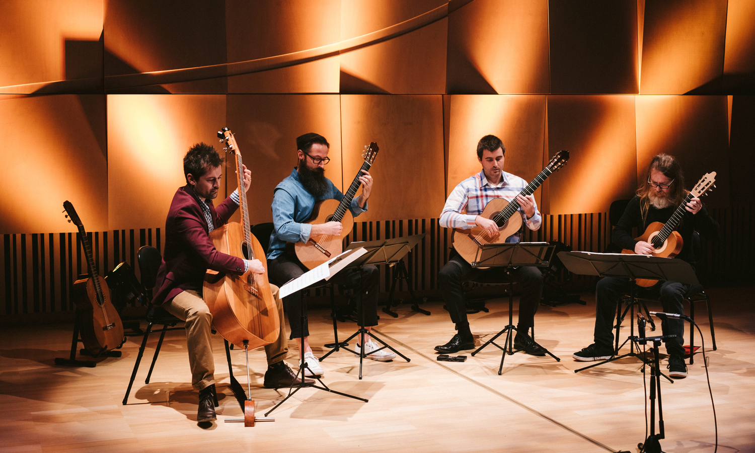 Melbourne Guitar Quartet will perform at the 2023 Adelaide Guitar Festival in a show with the Adelaide Guitar Festival Orchestra. Photo: Brett Scapin