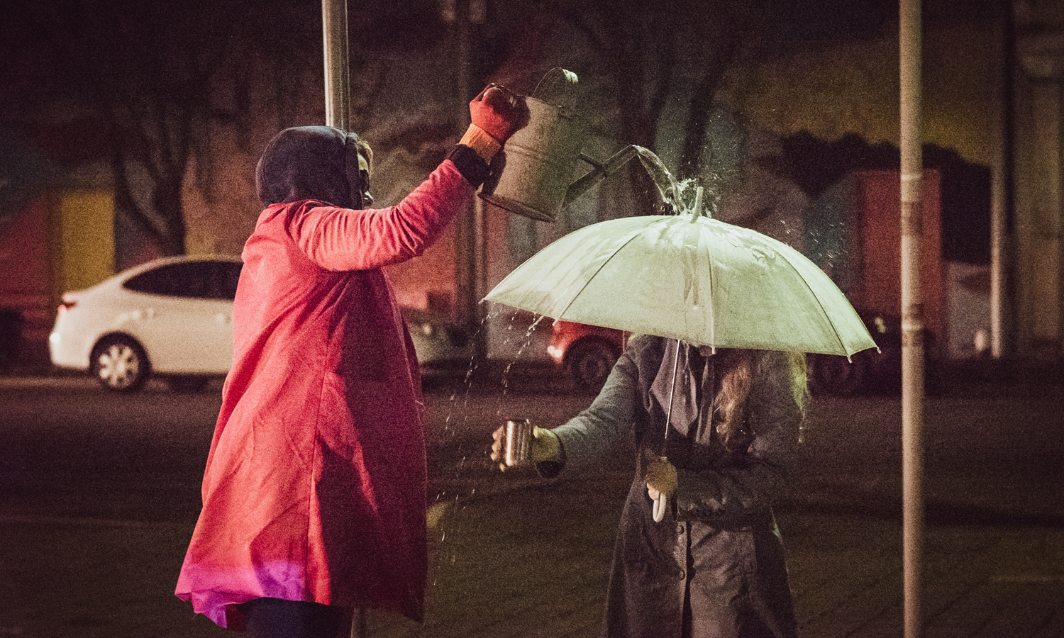 An image from 'Das Wasser im Bade', an experimental work exploring the commodified use of water in daily life, which was presented at a previous Adhocracy hothouse. Photo: supplied