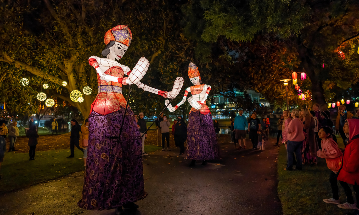 The 2023 OzAsia Festival will open with the four-day Moon Lantern Trail. Photo: Xplorer Studio / supplied