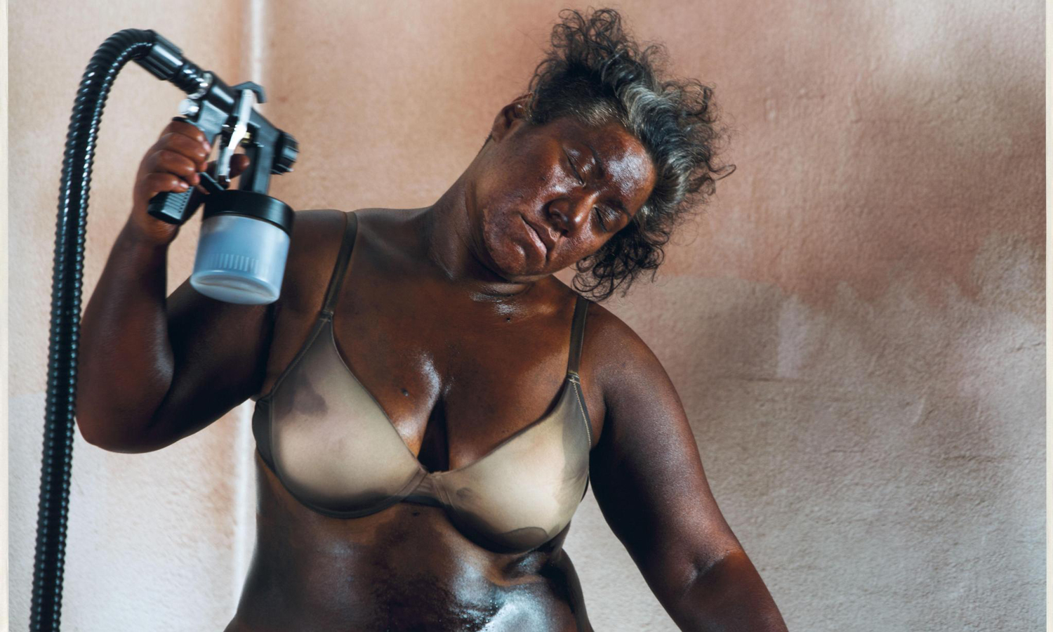 Tongan artist Latai Taumoepeau's "Dark Continent". Image: Zan Wimberley.