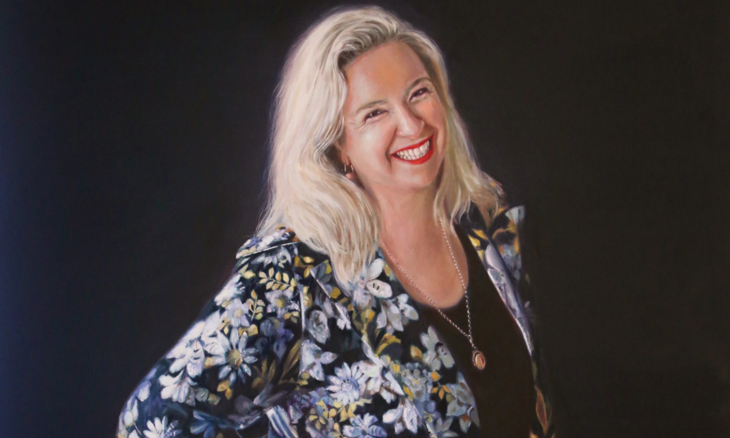 Susi Muddiman OAM as captured by artist Corrine Lewis