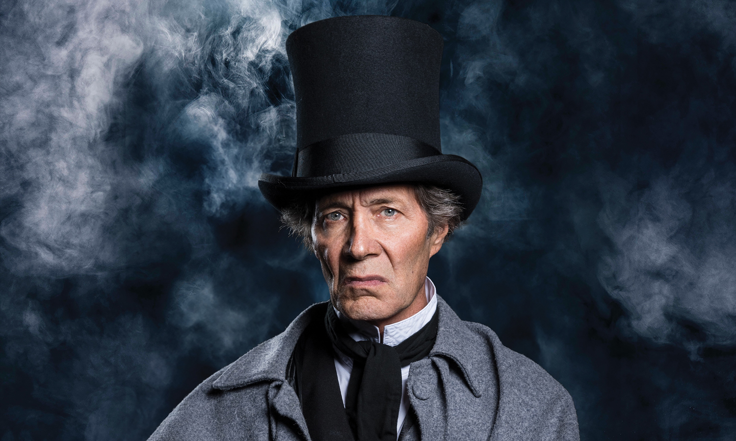 Eugene Gilfedder is brilliant as Ebenezer Scrooge in Shake & Stir Theatre Co's stage adaptation of A Christmas Carol by Charles Dickens : photo by Joel Devereux