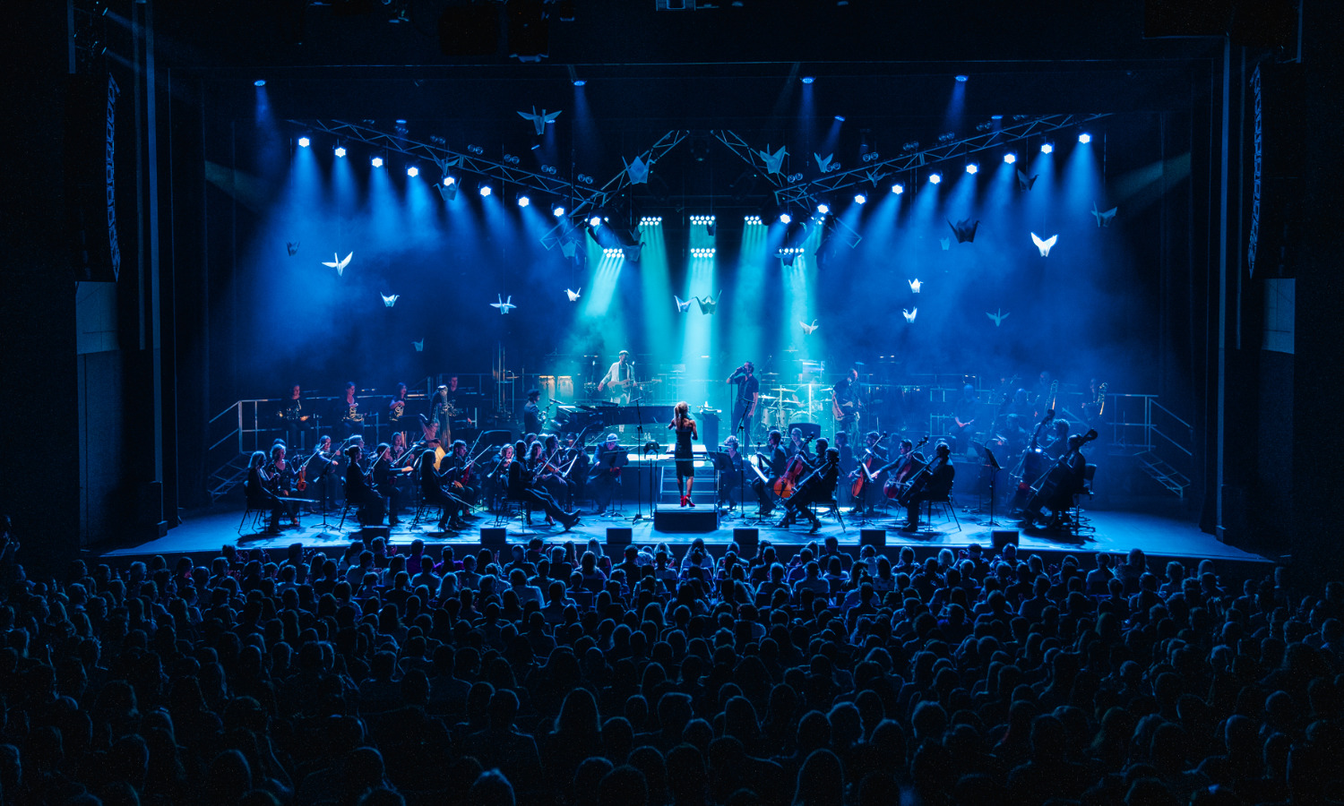 The Birds of Tokyo with the ASO at the Festival Theatre. Photo: Saige Prime/supplied