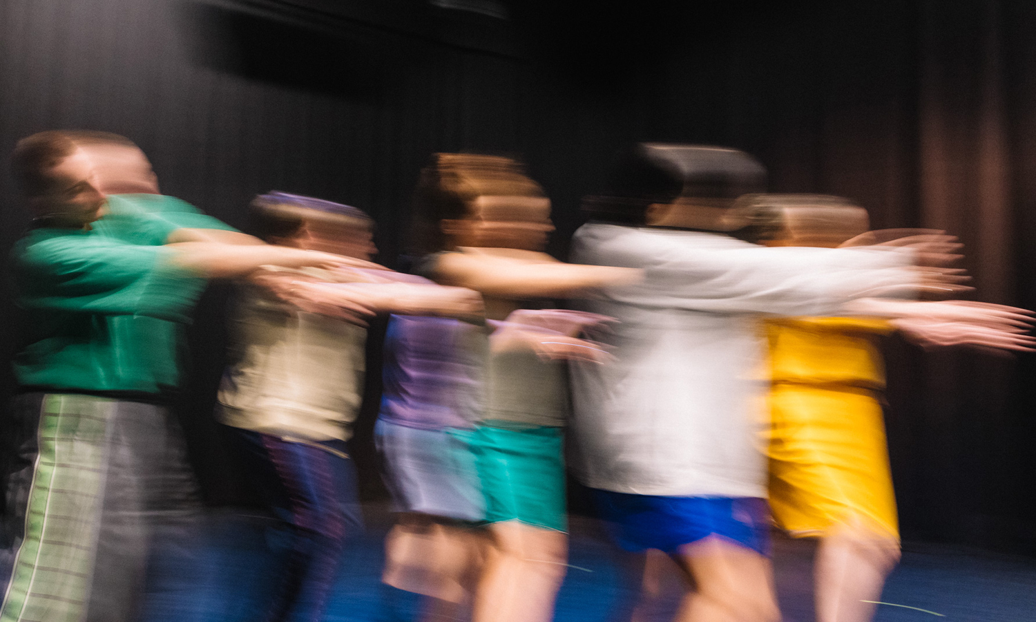 ADT dancers in rehearsal for 'Marrow' - artistic director Daniel Riley says dance is 'an instinctual language'. Photo: Thomas McCammon / supplied