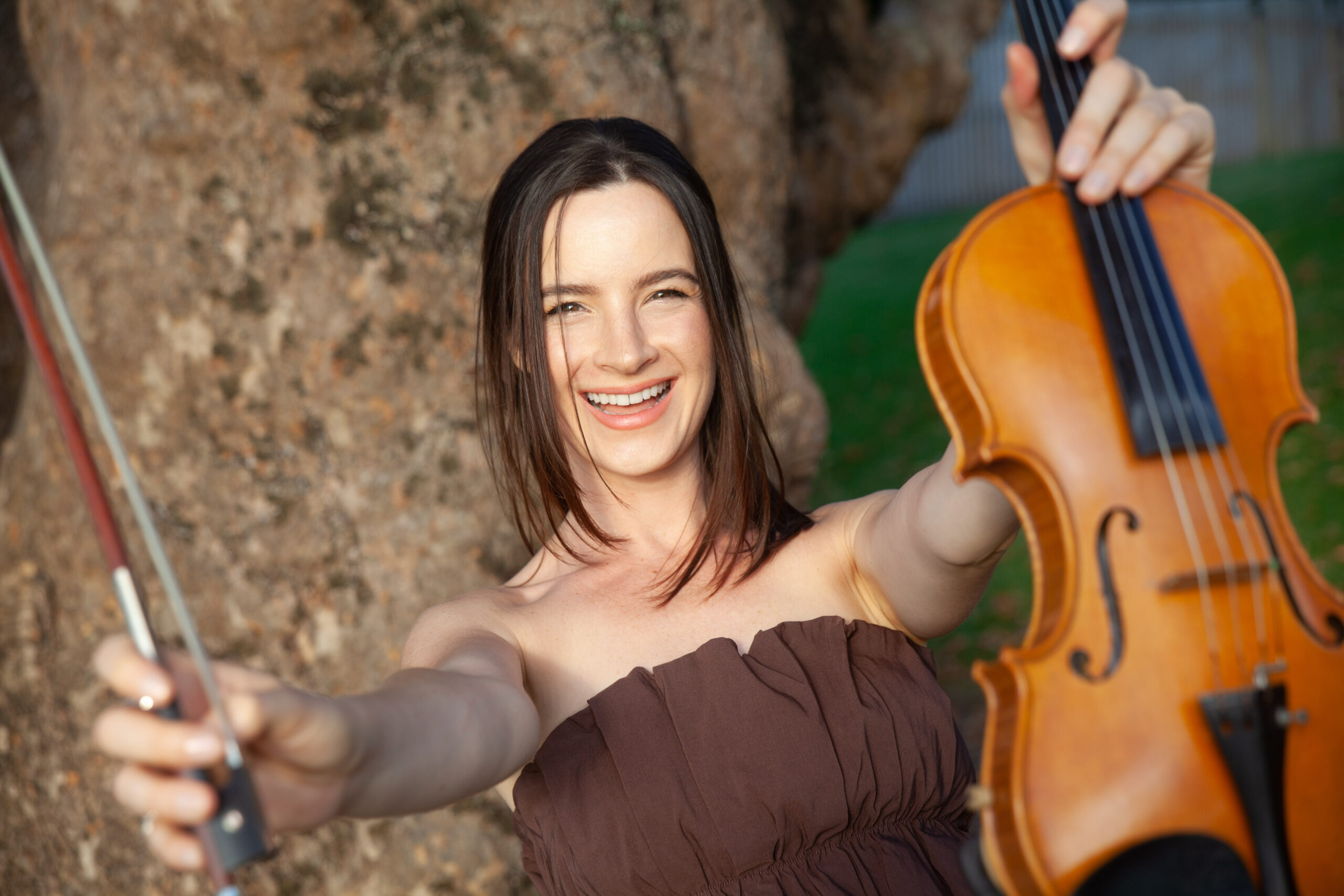 Violinist Amalia Hall is guest soloist at Southern Cross Soloists' first concert for 2024, Divine Alchemy.