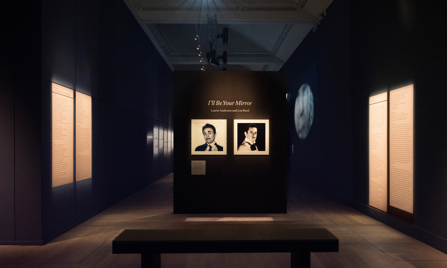 A photograph from a previous presentation of Laurie Anderson's 'I’ll Be Your Mirror'. Photo: supplied