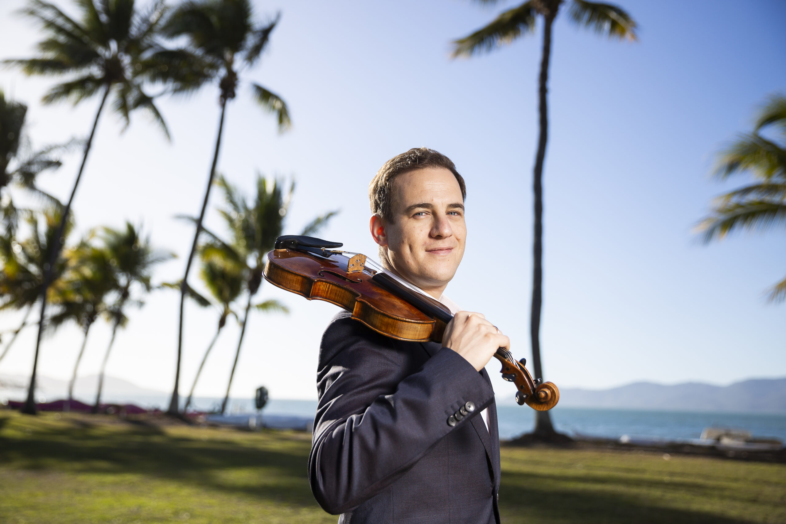 Artistic director of the Australian Festival of Camber Music Jack Liebeck, is looking forward to a balmy winter in North Queensland.