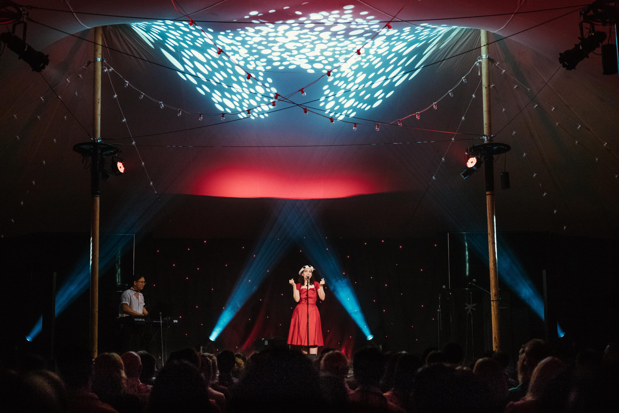 Sophie Bannister performing Brisbaret at Brisbane Comedy Festival 2023 ... the show is back for the festival in 2024.