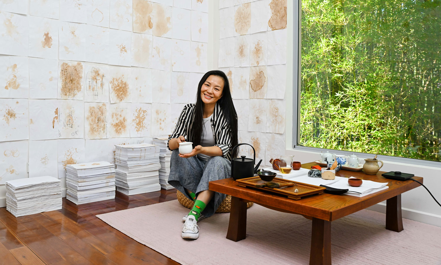Thumbnail for In the Studio – and the tearoom – with Jingwei Bu