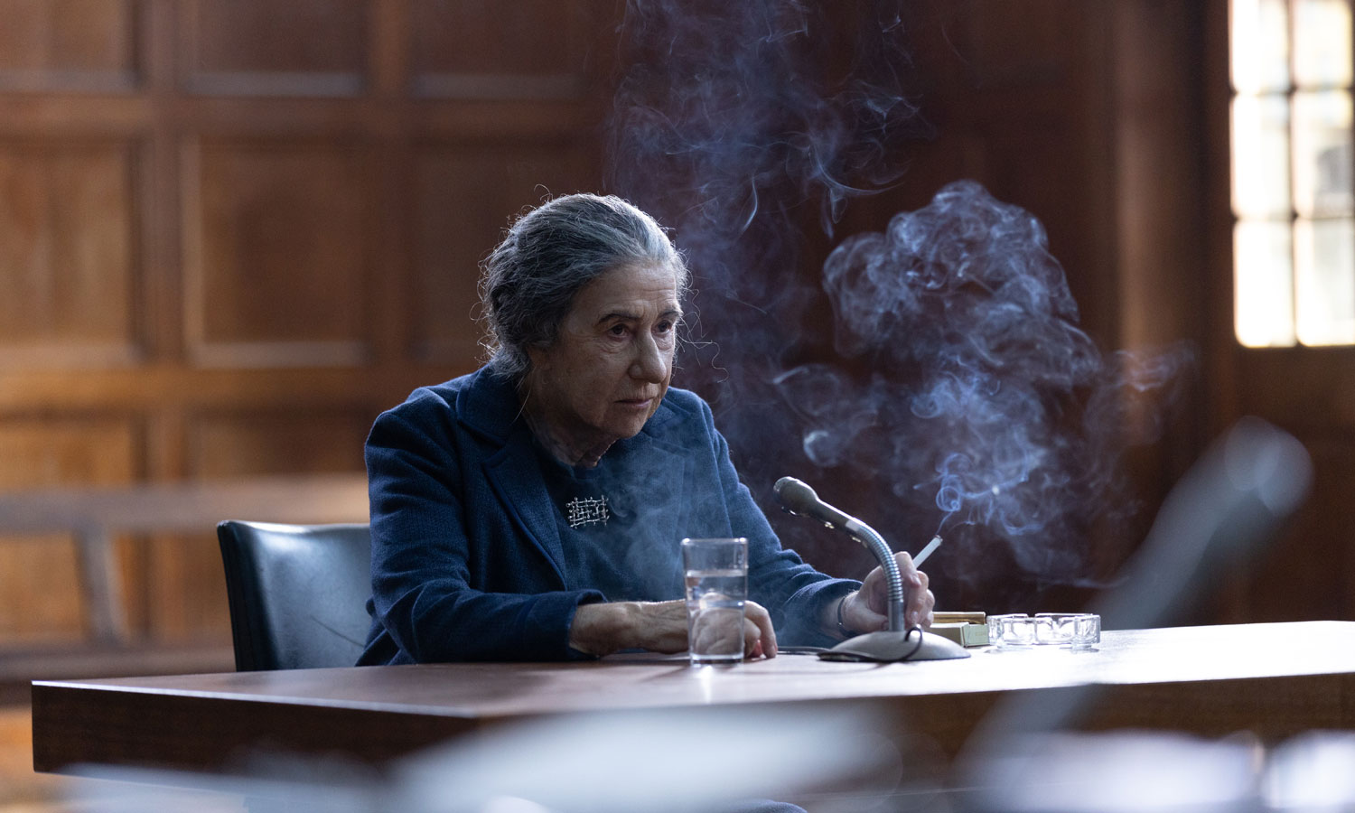 Helen Mirren as the chain-smoking Israeli Prime Minister Golda Meir. Photo: Transmission Films 