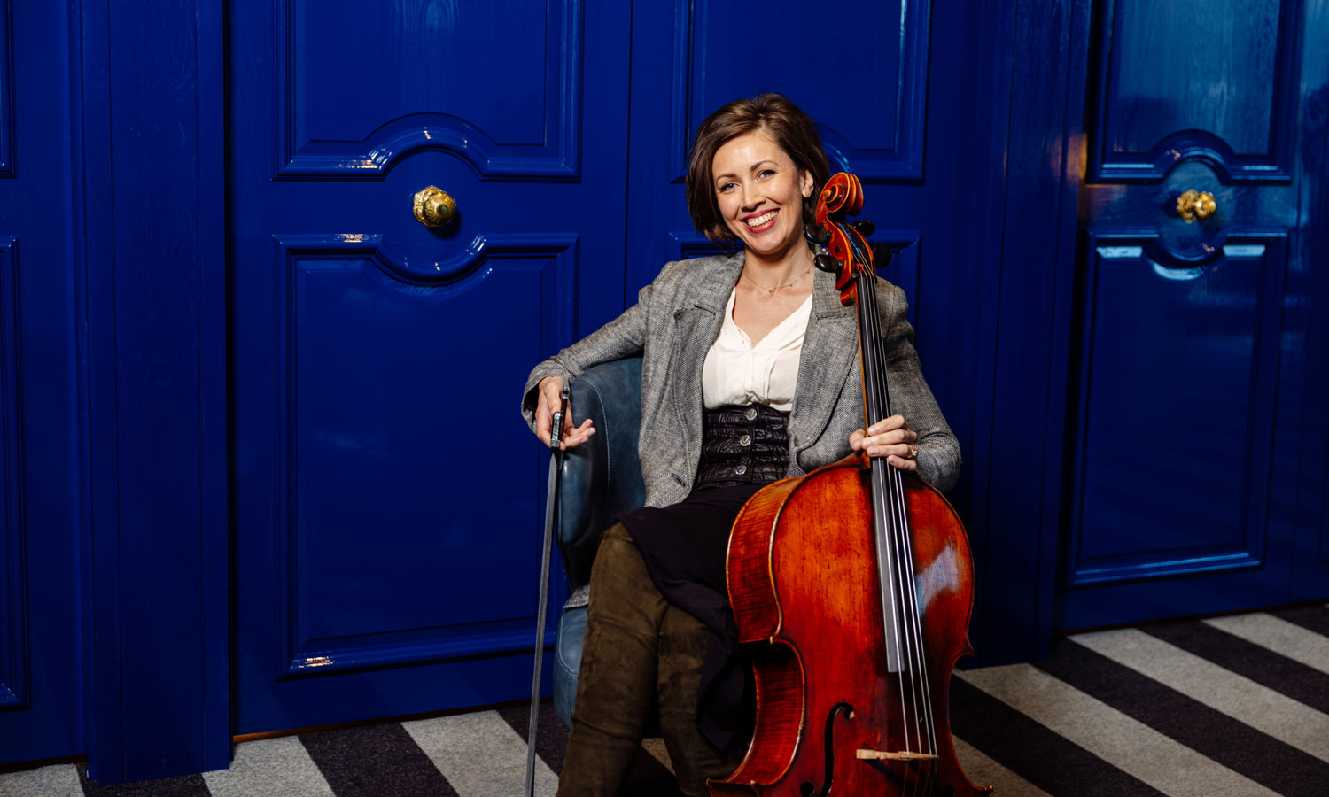 ASO associate principal cello Sharon Grigoryan is excited to be performing as part of the 2024 She Speaks program. Photo: Domenic Scopelliti / supplied 