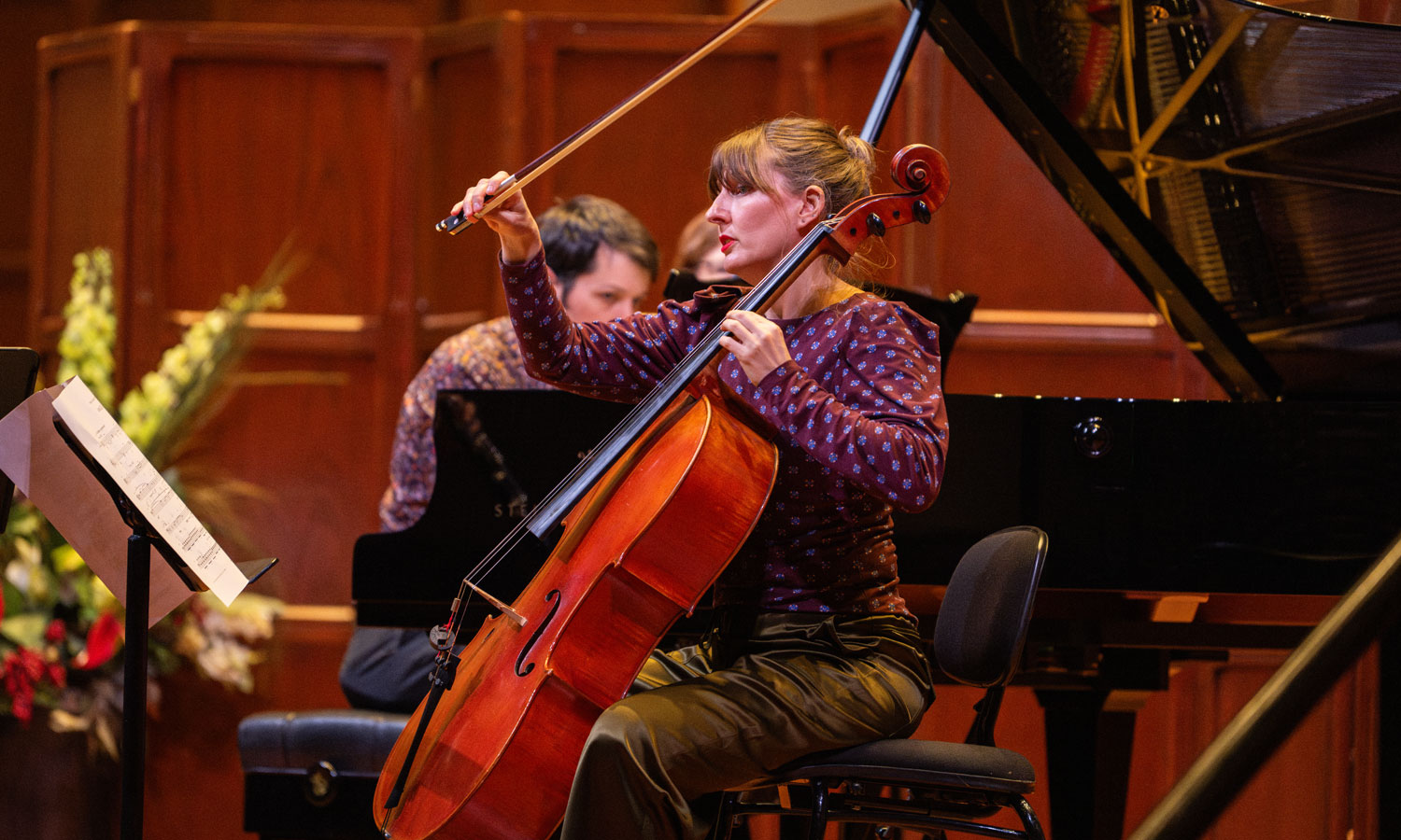 Hypnotically entrancing: Friday evening's She Speaks concert at Elder Hall. Photo: Morgan Sette / supplied