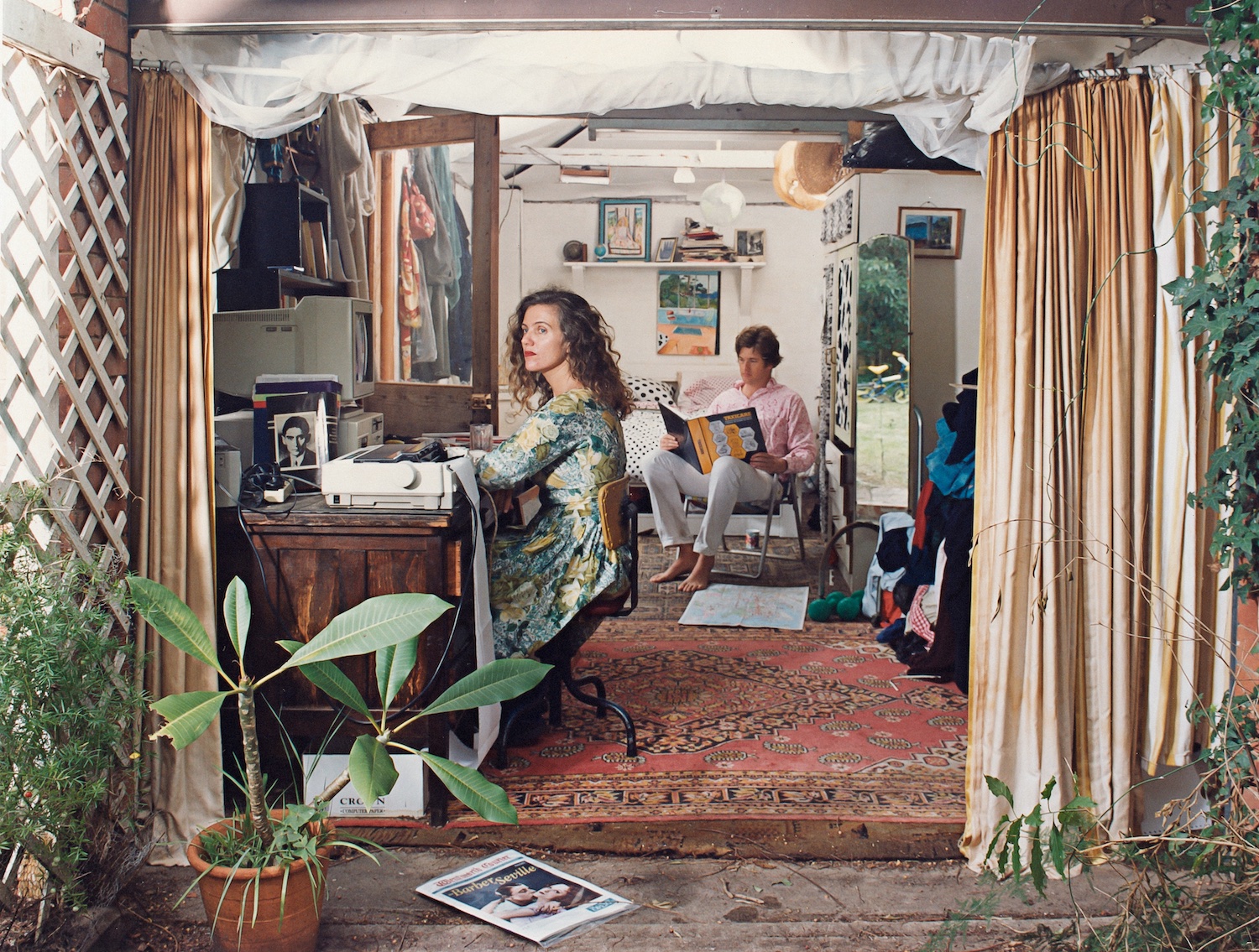 Anne Zahalka, Monday 11.48 am 1995, Duratrans lightbox, 125 x 165 cm (from the series Open House by Anne Zahalka) from Griffith Review 84: Attachment Styles