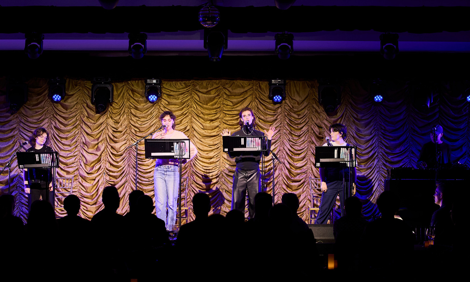 Mo Lovegrove, Cassie Hamilton, Adam Noviello and Issy Coomber. Supplied photo: Claudio Raschella