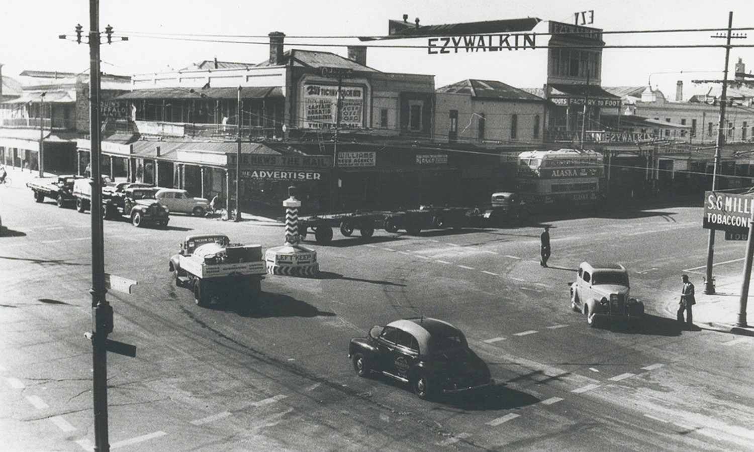 Black Diamond Corner, circa 1950. Photo: State Library of South Australia / B-24297