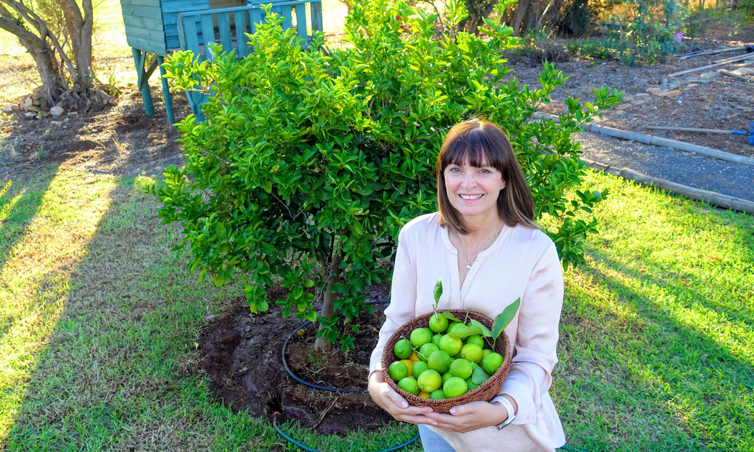 A long way from Tinseltown: Author Fiona McIntosh lives on a farm in Riverton with her husband and their dogs. Photo: supplied
