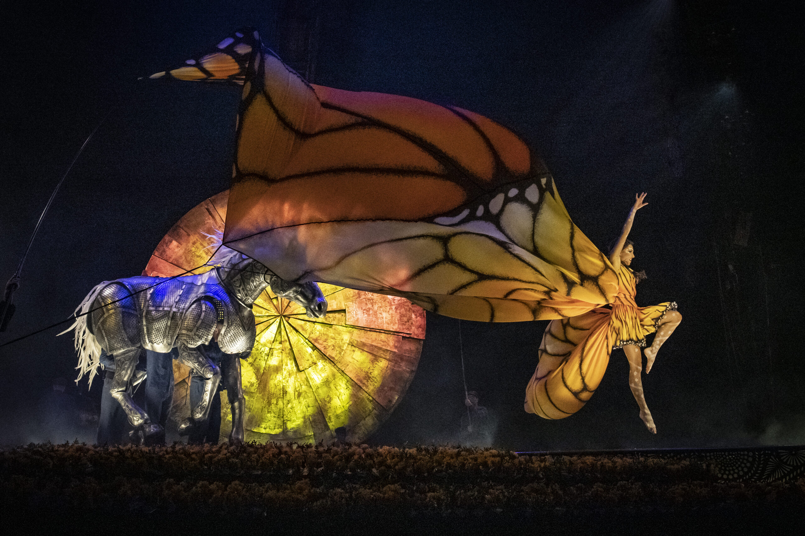 Gold Coaster Helena Merten is the spectacular Running Woman in Cirque du Soleil's LUZIA, which comes to Brisbane in late September. Photo: Anne Colliard