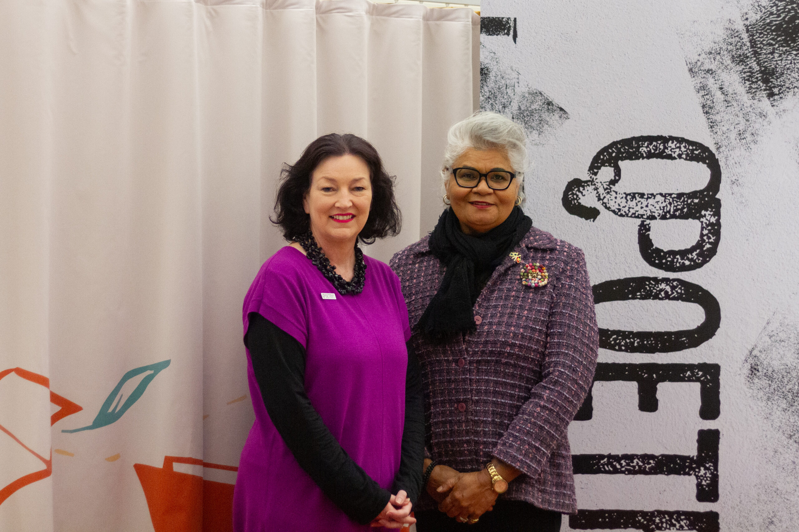 Queensland Writers Centre CEO Lori Jay-Ellis and Yvette Holt of First Nations Australia Writers Network, who will be one of the guests at QPoetry!