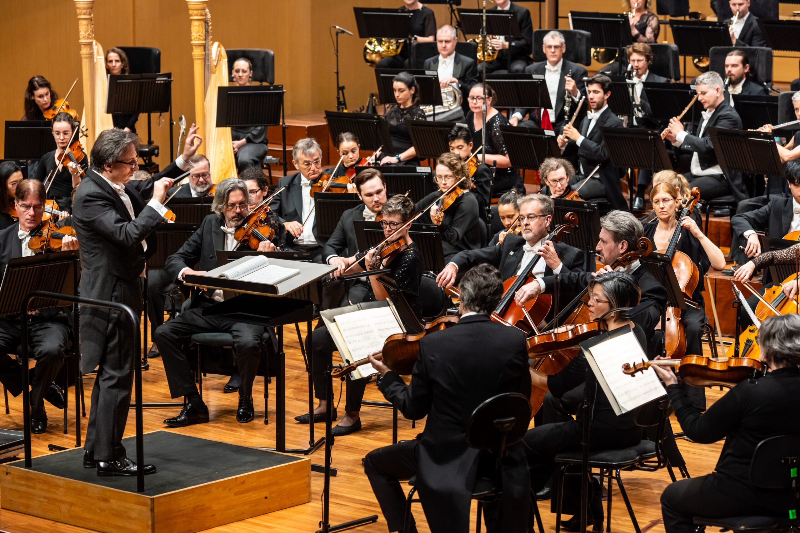 Chief conductor Umberto Clerici is dedicated to taking the Queensland Symphony Orchestra on the road to share its music with regional towns and cities.  