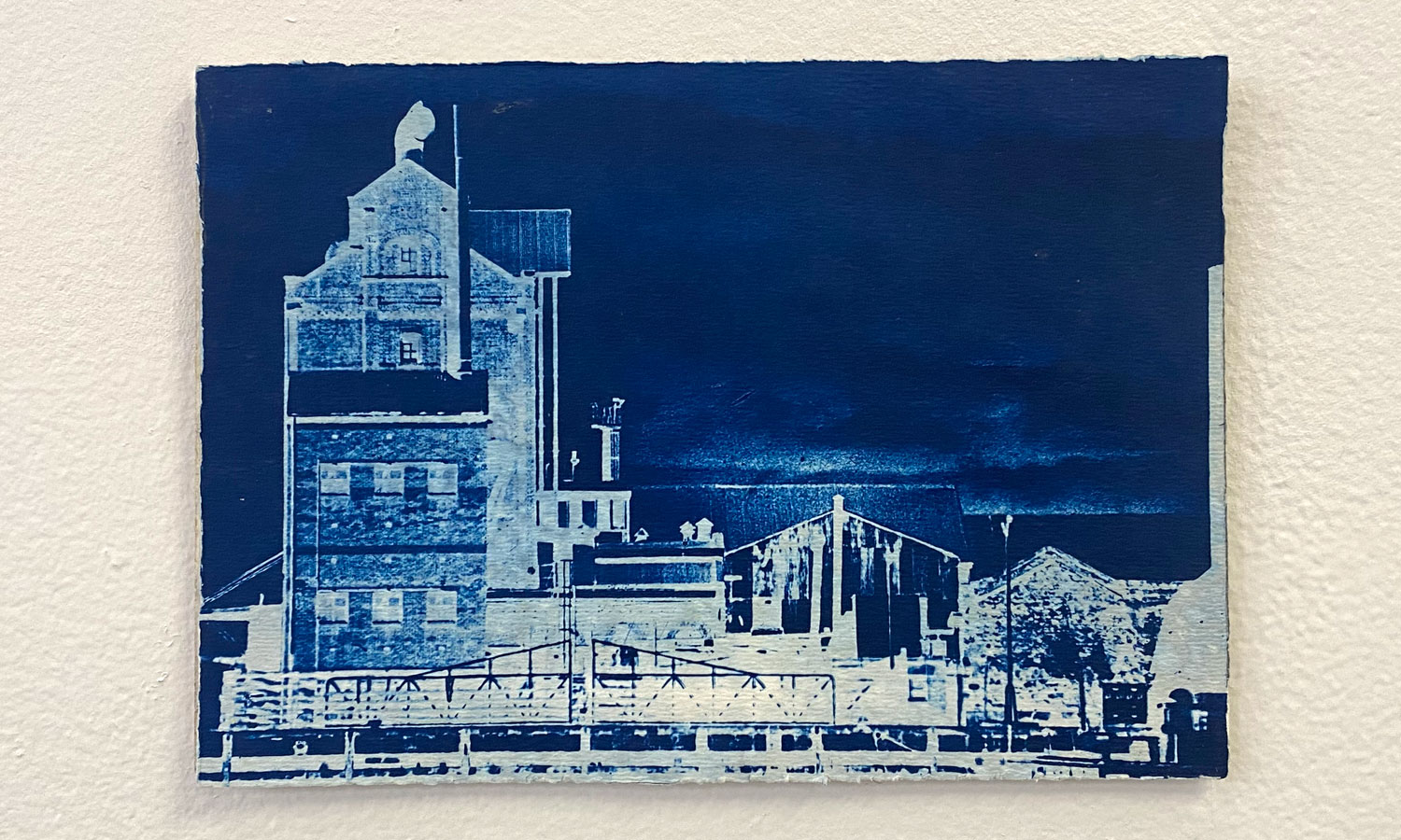 Factory, by Peter Schulz, is part of the 'Small Works of Medium Density' SALA exhibition. Photo: Brooke Ferguson