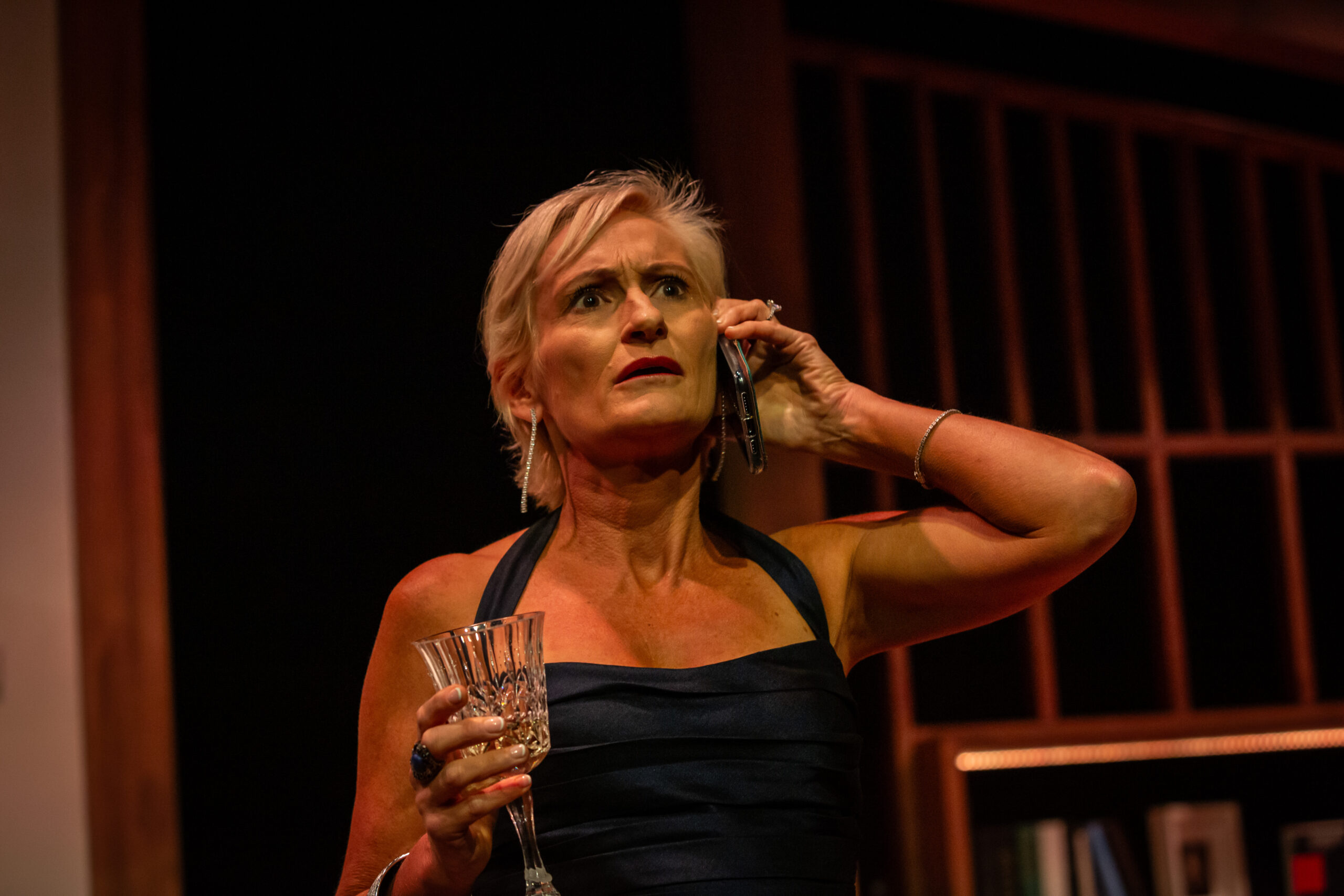Zoe Houghton starred in Anthony Mullins' hit play The Norman Mailer Anecdote - and now the Brisbane screenwriter is working on a film based on the stage production. Photo by Stephen Henry.