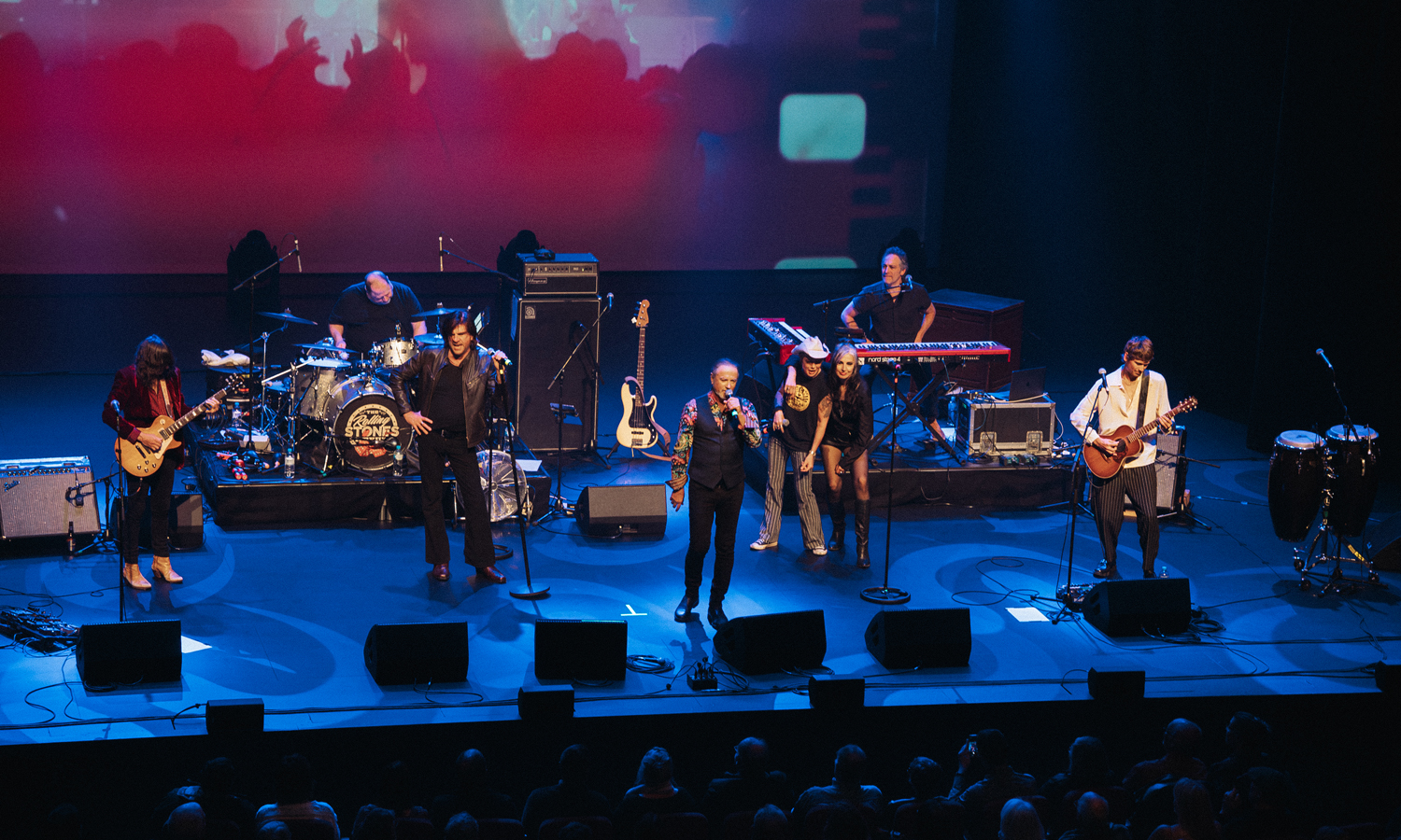 'Rolling Stones Revue' was performed at Her Majesty’s Theatre as part of the 2024 Adelaide Guitar Festival. Photo: Kyahm Ross / supplied